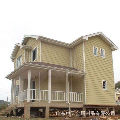 輕鋼結構別墅 廠家加工定制龍骨裝配式新型建筑鋼構新農村房屋